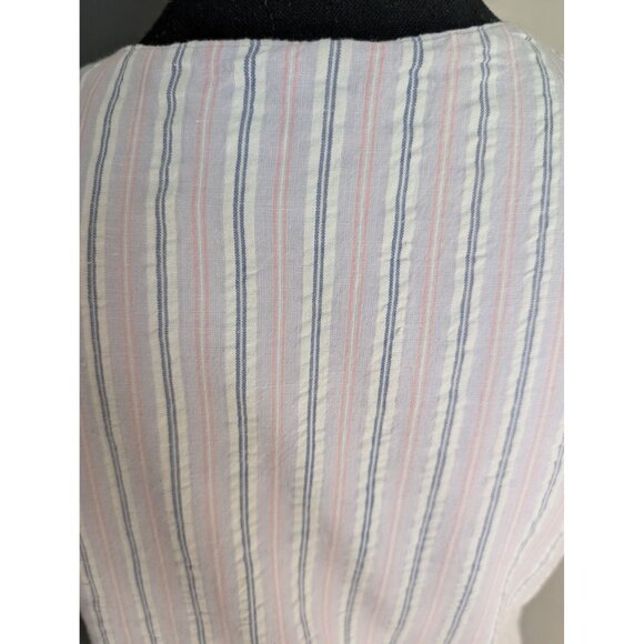 Vintage Petite Sophisticate 100% Cotton Embroidered Applique Vest Size‎ Small - Picture 5 of 10